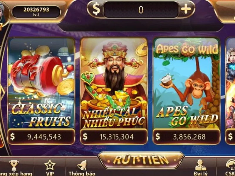 Bộ sưu tập máy đánh bạc (Slot Game) đa dạng tại abc888